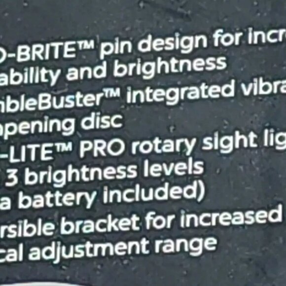 Truglo Storm G2 5 Pin .019 Bow Sight Compact Hunting Tg3015bw Unique PRO BRITE - Picture 5 of 5